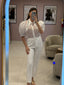 White Elegant Long Pant