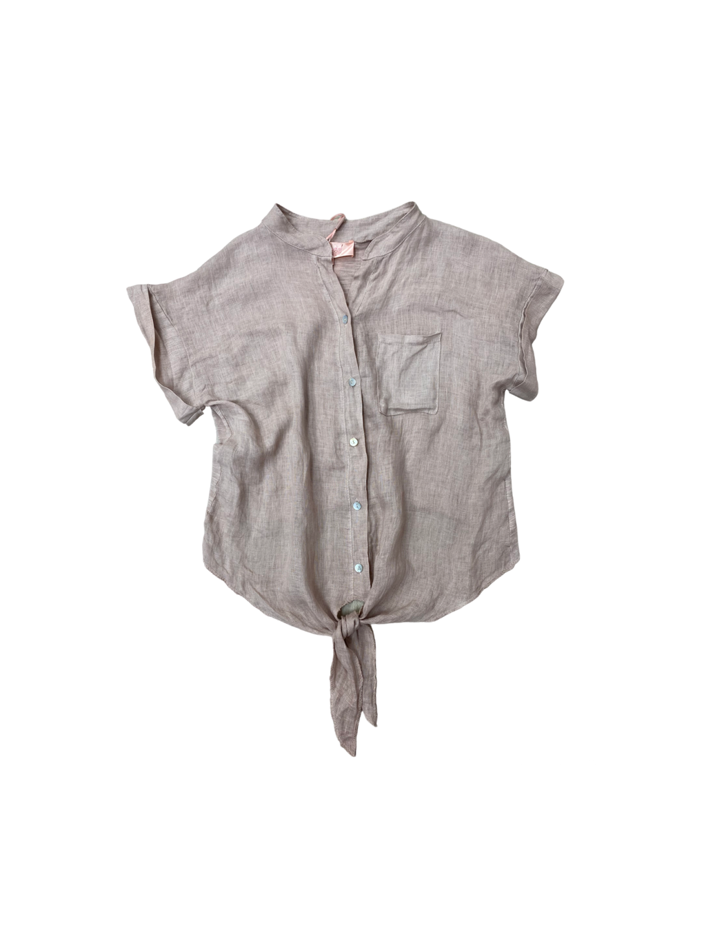 Melody Linen Tie Top