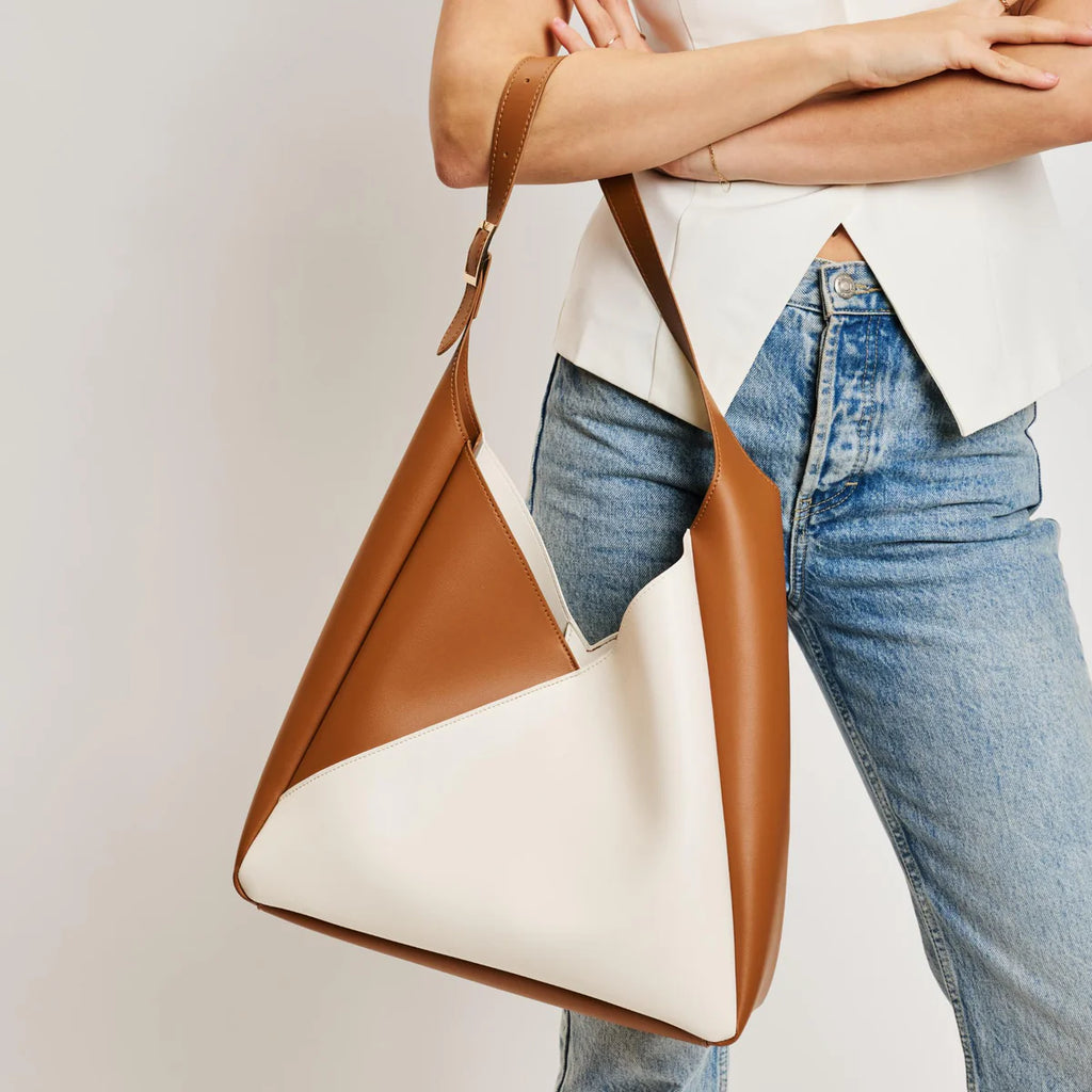 Double Tone Hand Bag