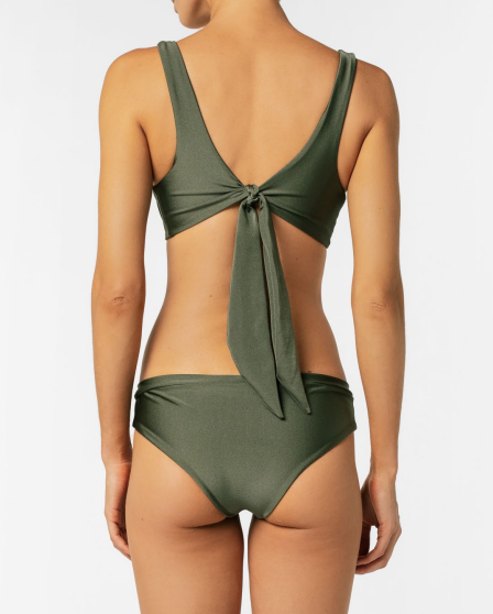 Olive Bikini Top