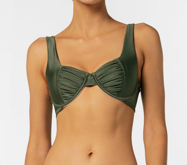 Olive Bikini Top