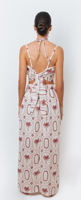 Red Palm Trees Top