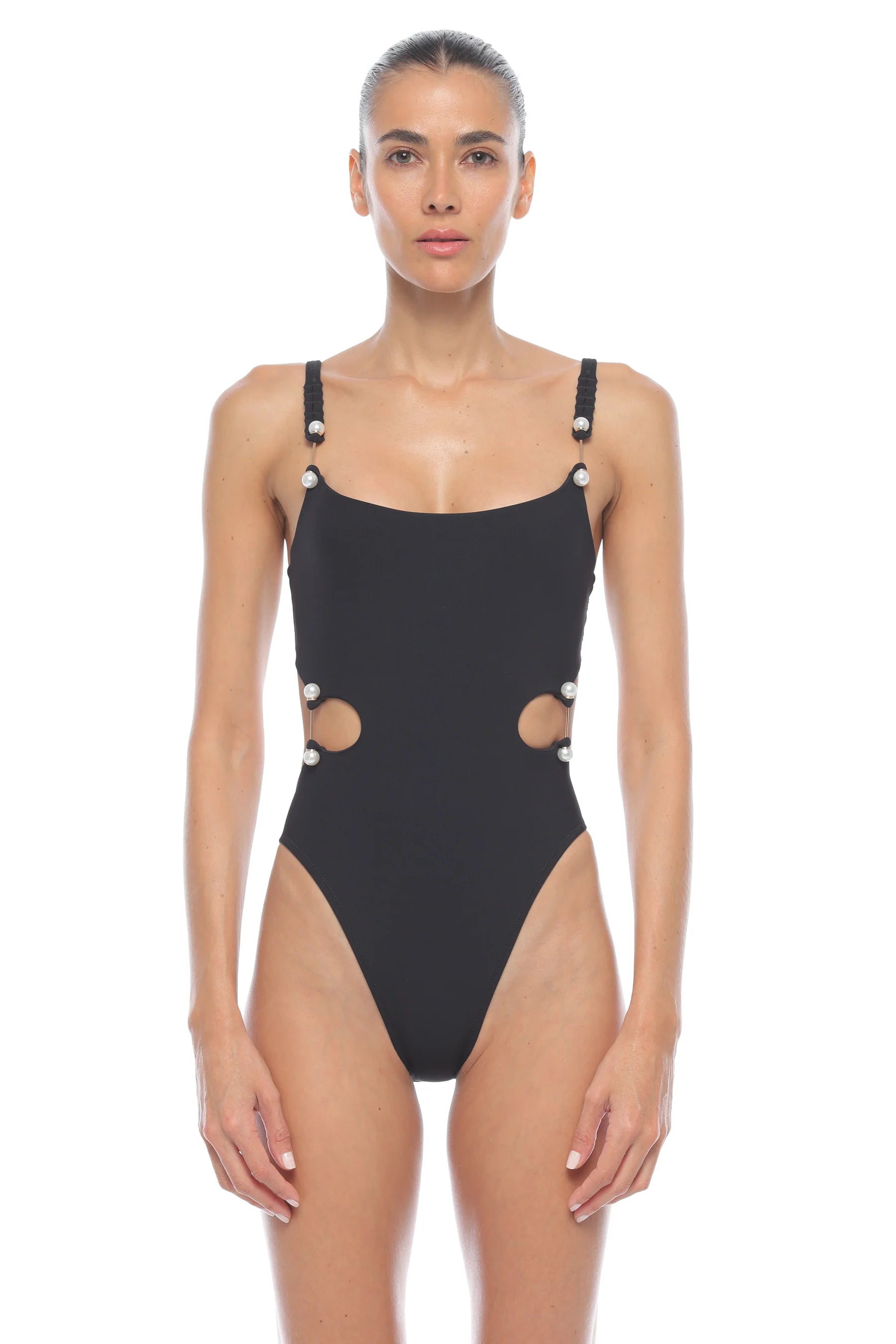 Paola One Piece High Leg