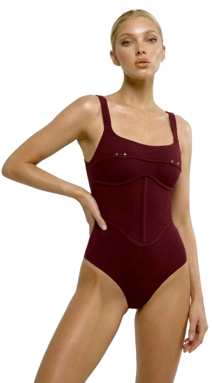 Pierre One Piece Burgundy