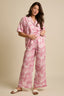 Pink Print Pijama Set