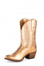 Metallic Rose Gold Boots