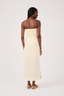 Light Yellow Strapless Dress