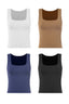 Square Neck Basic Tops
