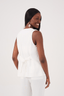 White Linen Vest