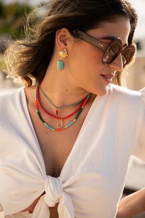 Coral Layer Necklaces