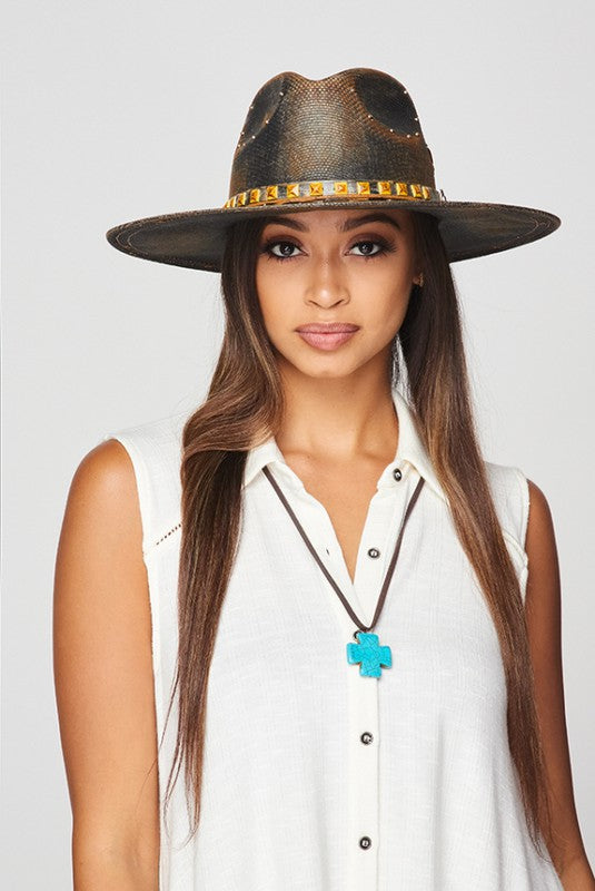 Sombrero Estilo Panamá de Lona Premium
