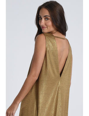 Golden Flare Dress