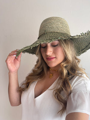 
            
                Load image into Gallery viewer, Raffia Green  Hat
            
        