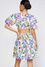 Floral Printed Pleated Dress