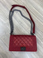 Burgundy Studded Jelly Bag