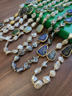 Pearls & Gemstone Necklace