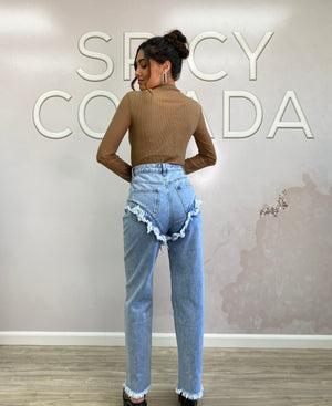 
            
                Load image into Gallery viewer, Distressed Mom Jeans
            
        