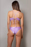 Bikini Nudo Flores Morado