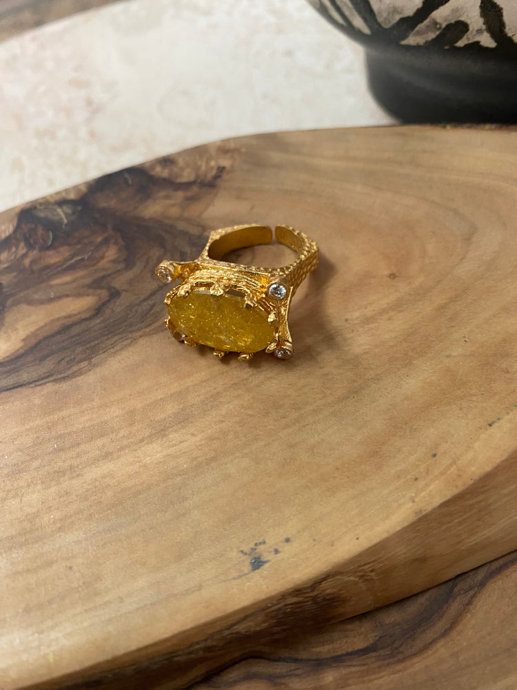 
            
                Load image into Gallery viewer, Gemstone Gold Rings
            
        