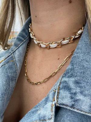 Chains & Leather Chokers