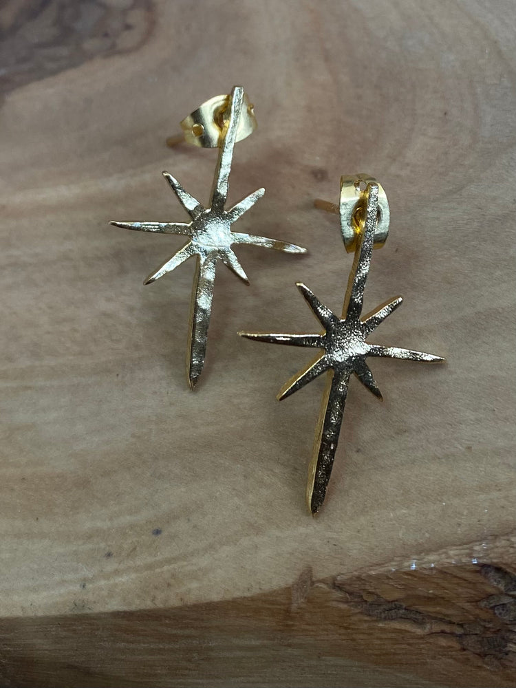 
            
                Load image into Gallery viewer, Gold Stars Earrings
            
        