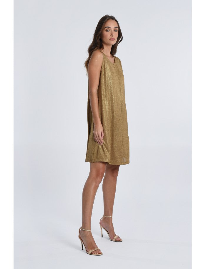 
            
                Load image into Gallery viewer, Golden Flare Dress
            
        